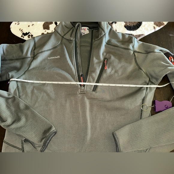Avalanche Active Base Layering Pullover Gray Sz. L - Picture 2 of 5
